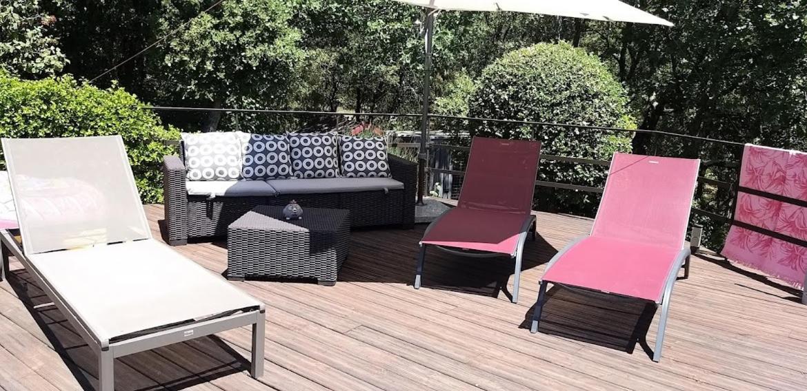 Roulotte Romantique Chauffee En Cevennes Monteils  Exterior foto